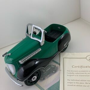 Hallmark Kiddie Car Classics-Green and Black Toy Car